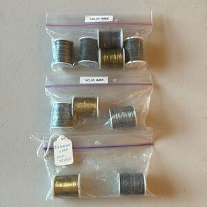 Various Gauge Wire Spools/Set of 10
